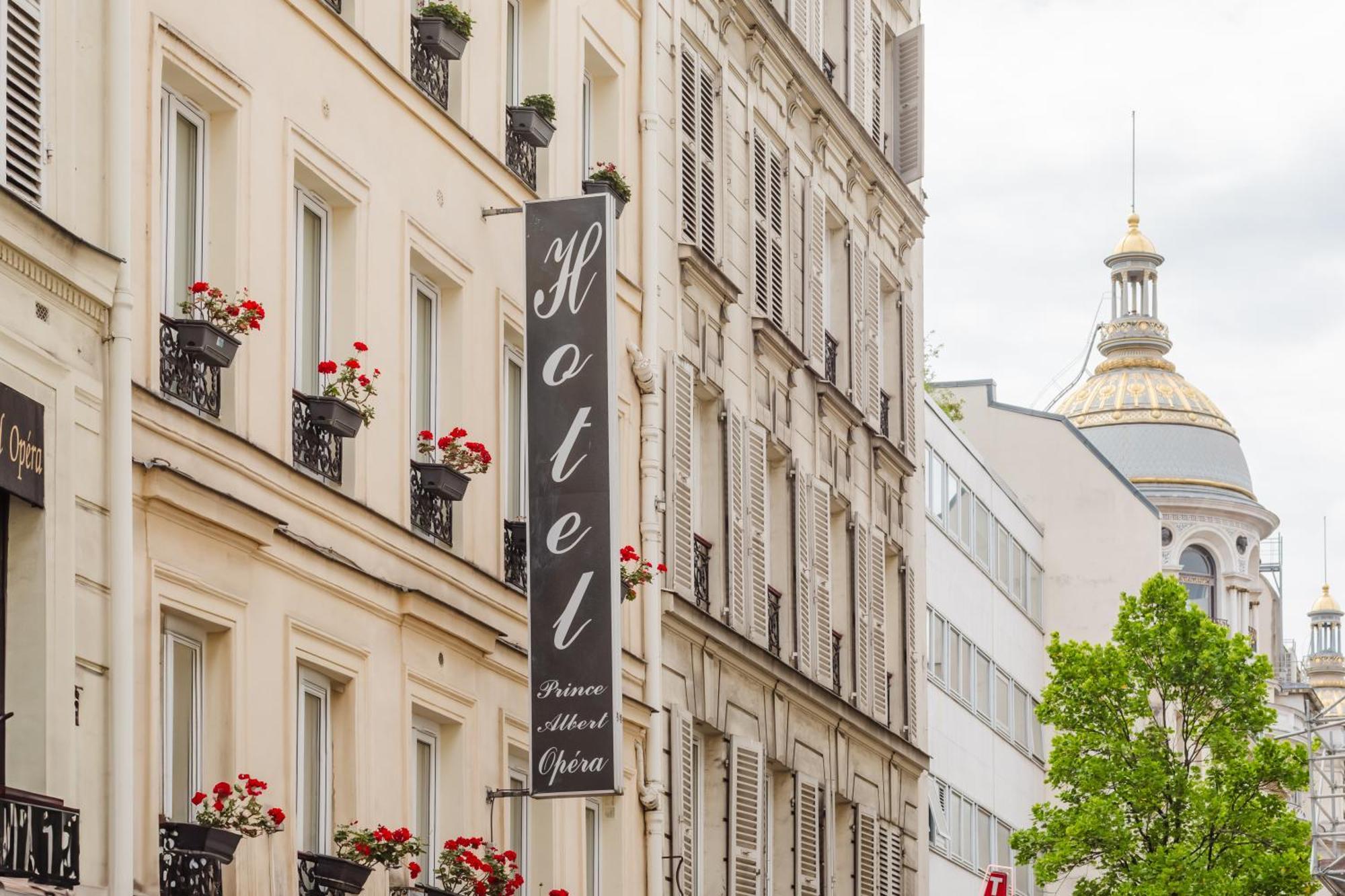 Hotel Prince Albert Opera Paris Exteriör bild